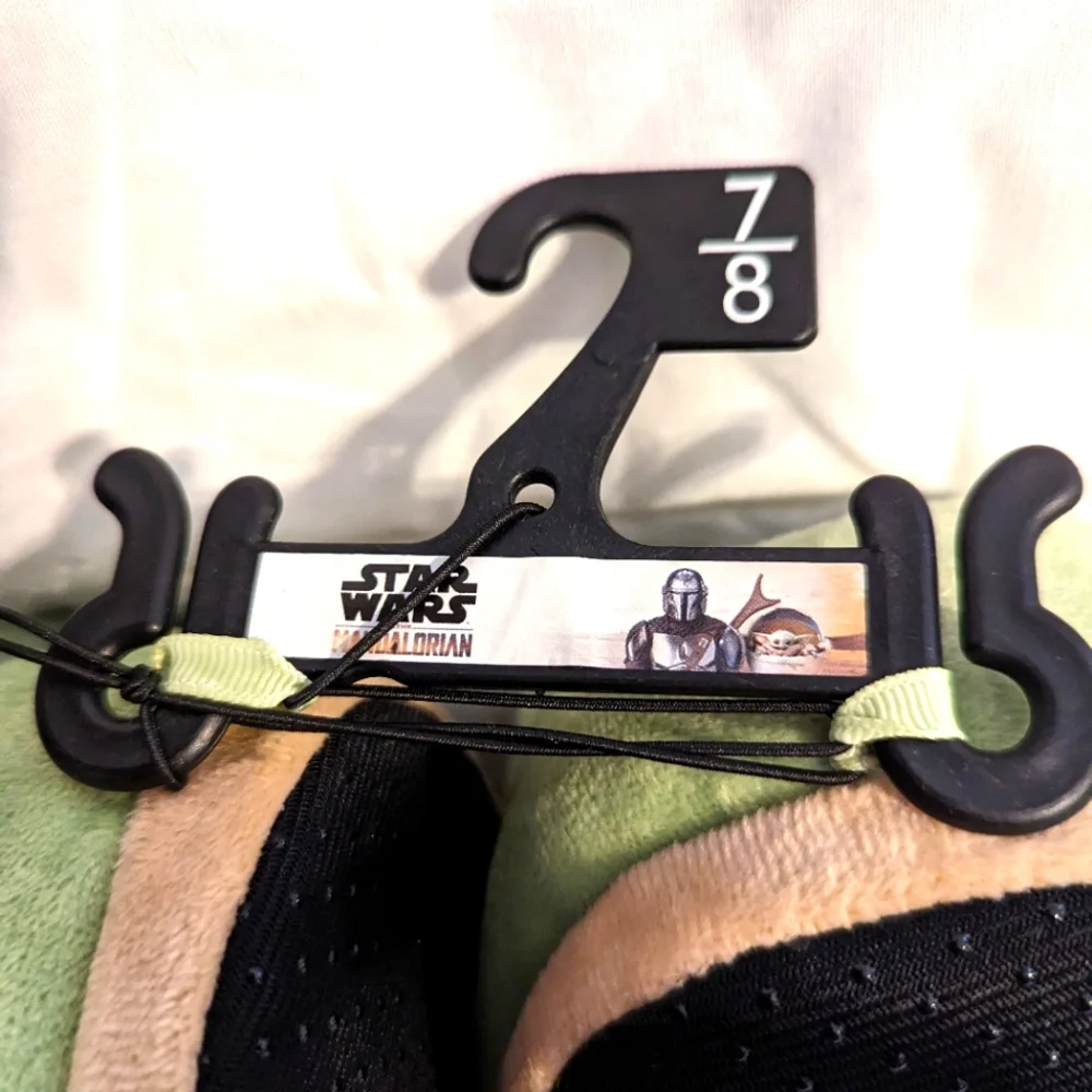 Star Wars Mandalorian Baby Yoda Grogu Kids Slippers BNWT